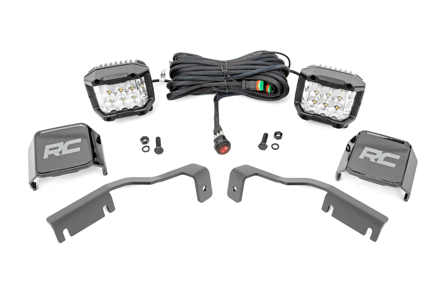 LED Light Kit | Ditch Mount | 3" OSRAM | Wide | Nissan Frontier (22-24)