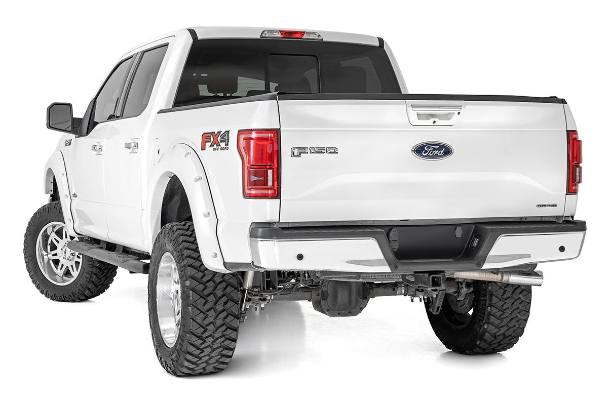 Oval Nerf Step | Crew Cab | Black | Ford F-150/F-150 Lightning/Raptor (15-24)