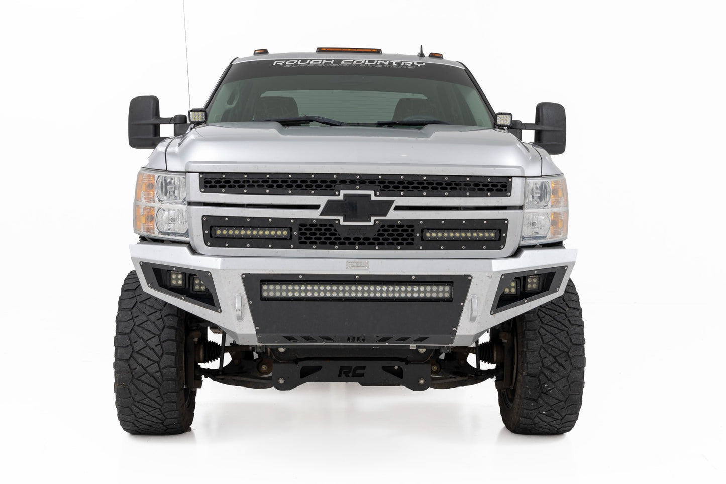 LED Light Kit | Ditch Mount | 3" OSRAM | Wide | Chevy 1500 & Chevy/GMC 2500HD/3500HD (07-14)