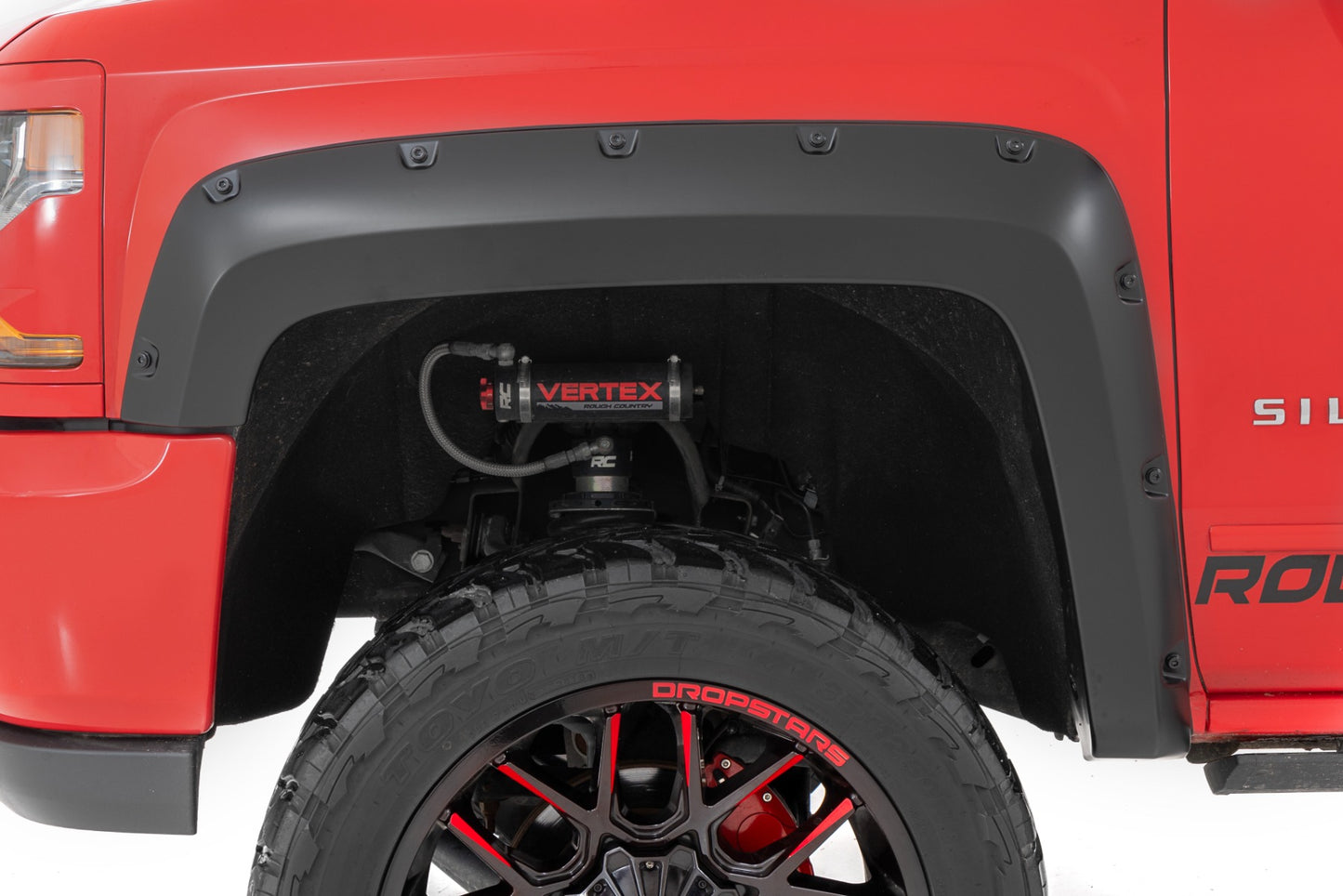 Pocket Fender Flares | 6'7" & 8' Bed | GA0 Northsky Blue | Chevy Silverado 1500 (14-18)/2500HD