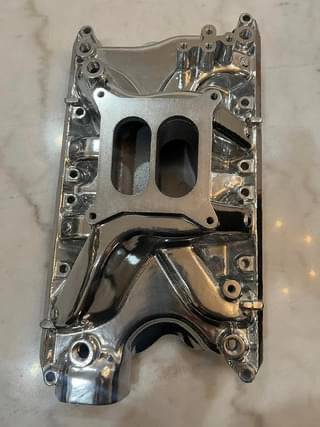 Polished Aluminum Dual Plane Intake Manifold for Ford 351W 351 Windsor Polished Aluminum Dual Plane Intake Manifold for Ford 351W 351 Windsor