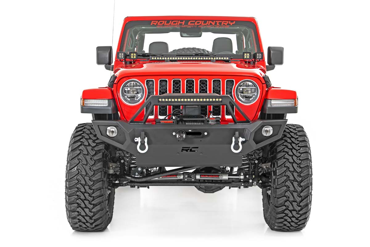 Jeep Quad LED Light Pod Kit - Black Series w/ Amber DRL (18-24 JL / 20-24 Gladiator)