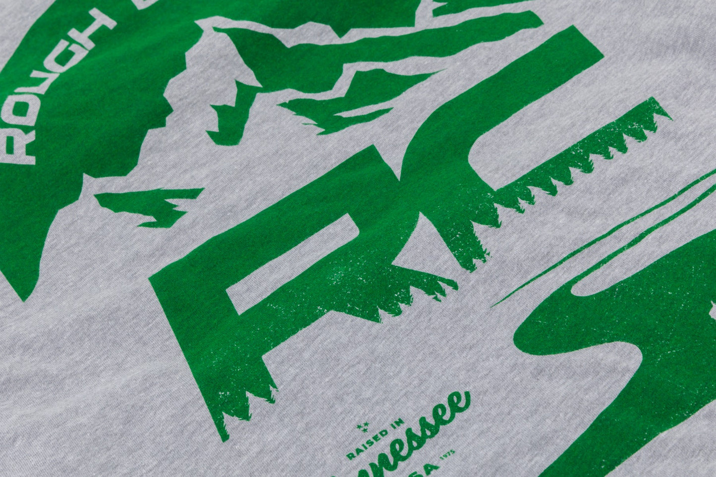 Rough Country T-Shirt | RC Mountains | HEATHER GRAY | LG