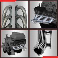 Polished Stainless Steel Shorty Headers for Ford Mustang 1979-1993 5.0L V8