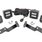 LED Light Kit | Ditch Mount | 2" Black Pair | Spot | Toyota Tacoma (05-15)