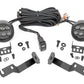 LED Light Kit | Ditch Mount | Black Series Round | 3.5 Inch | Amber DRL | Toyota Tacoma (05-15)