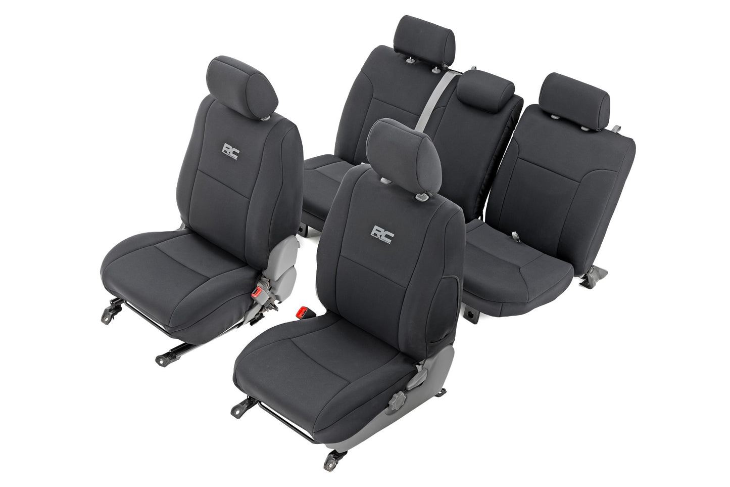 Seat Covers | FR & RR | Crew Cab | Toyota Tacoma 2WD/4WD (2005-2015)