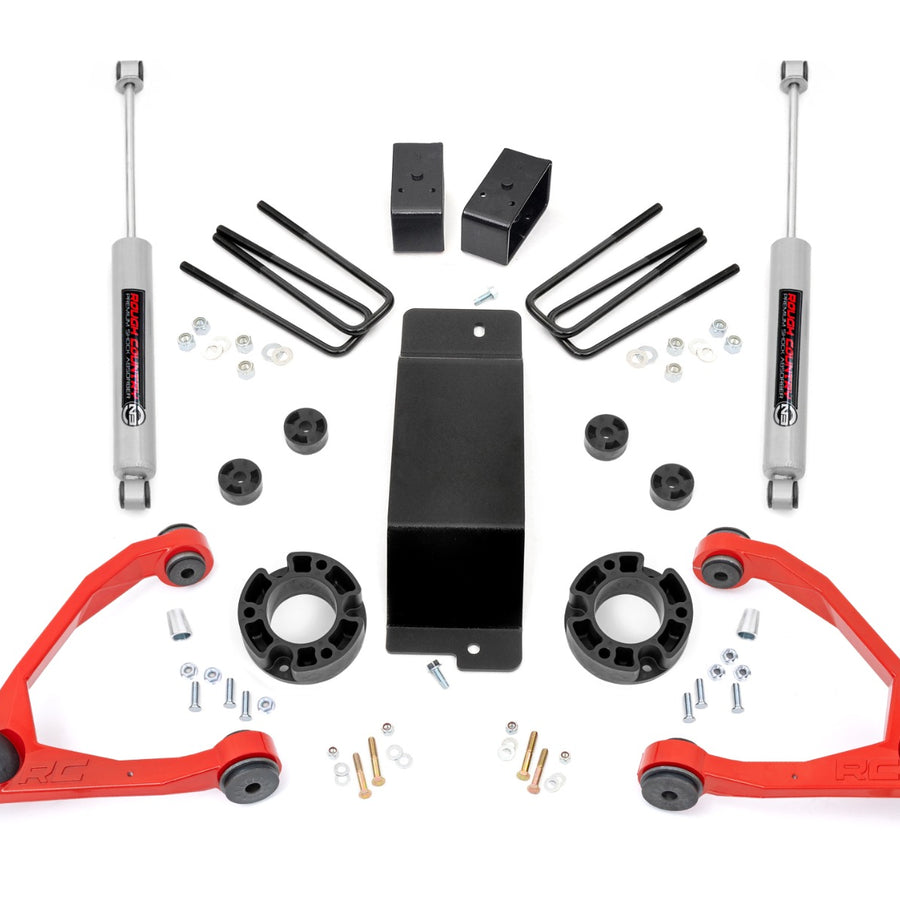 3.5 Inch Lift Kit | Alum/Cast Steel | Chevy/GMC 1500 (07-16)