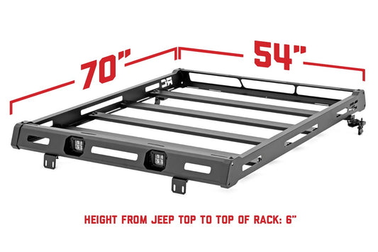 Roof Rack | Black Series Lights | Jeep Wrangler JL (18-24)/Wrangler Unlimited (18-24)