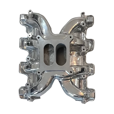 Polished Dual Plane Intake Manifold – LS Cathedral Port