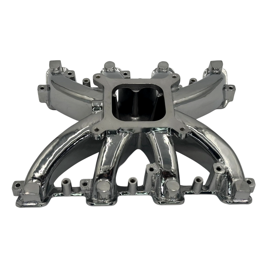 Polished Single Plane Intake Manifold – LS3 L92 Rect Port