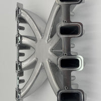 Polished Aluminum Single Plane Carburetor Swap Intake Manifold Compatible with GM LS Gen III/IV LS3 L92 Engines 6.2L V8 Rectangular Port Heads 2500-7000 RPM With Seals & Bolts L76 L76 L77 L94 L96 6.0L