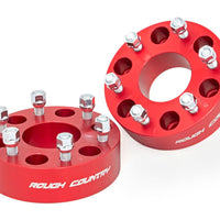 2 Inch Wheel Spacers | 6x5.5 | Red | Chevy/GMC 1500 Truck & SUV
