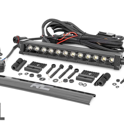 12 Inch Black Series LED Light Bar | Single Row | Amber DRL