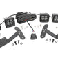 LED Light Kit | Ditch Mount | Dual 2" Black Pairs | Amber DRL | Toyota Tundra (14-21)