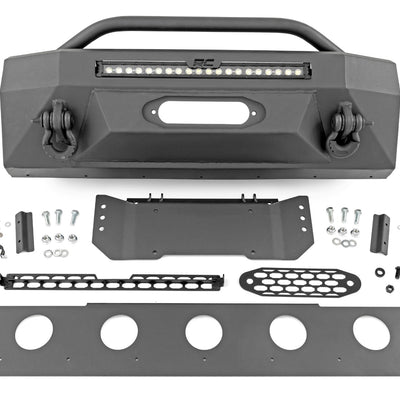 Front Bumper | Hybrid | 20" Blk DRL | Toyota 4Runner 2WD/4WD (2014-2024)