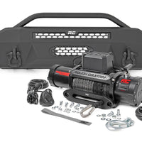 Front Bumper | Hybrid | 12000-Lb Pro Series Winch | Synthetic Rope | Toyota Tacoma (16-23)