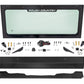 Electric Tilt Windshield | Glass | Honda Pioneer 1000/1000-5