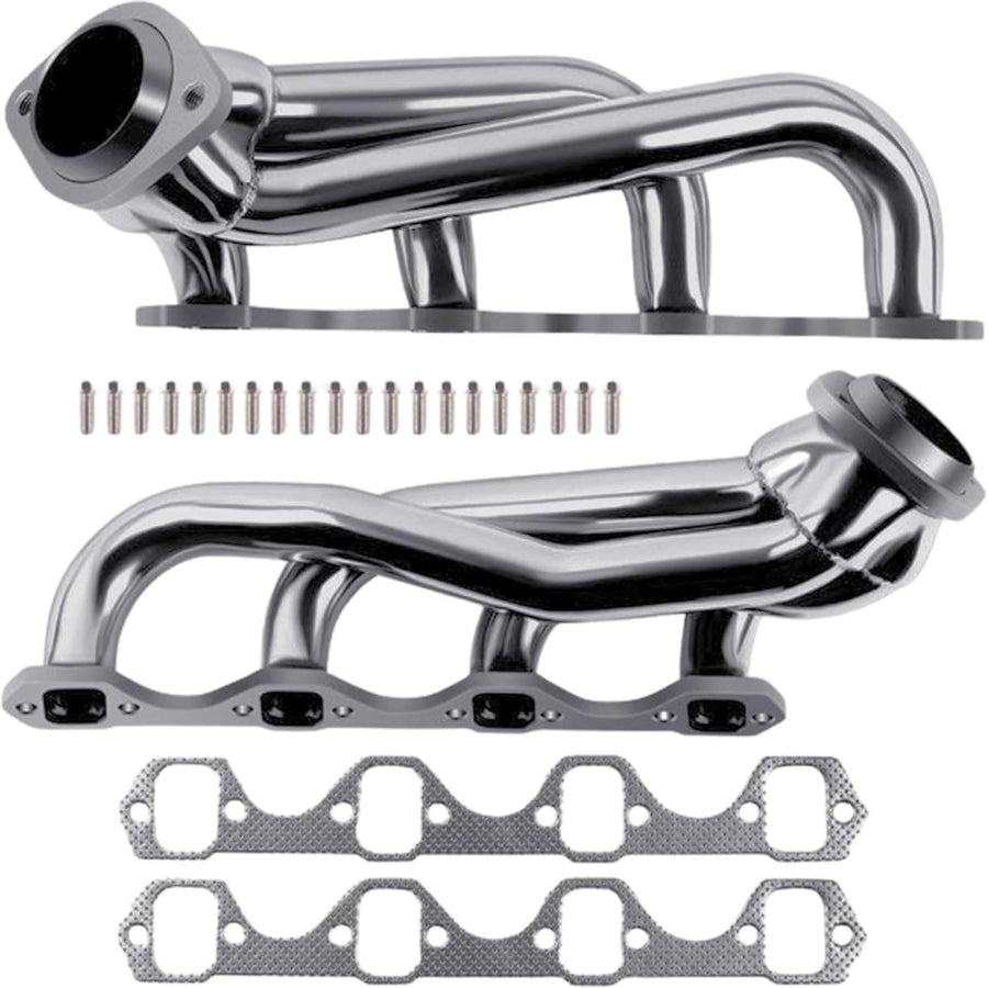 Stainless Steel Shorty Exhaust Headers Compatible with Ford Mustang 1979–1993 5.0L V8