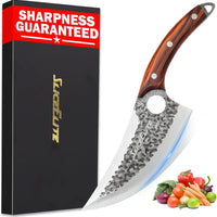 SliceElite Hand-Forged Viking Knife | Precision Boning & Meat-Cutting Tool with Gift Box | Professional Chef Knife for BBQ & Kitchen