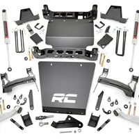 7 Inch Stamped Steel LCA Lift Kit | Forged UCA | Bracket | M1 Struts/M1 | Chevy/GMC 1500 (16-18)