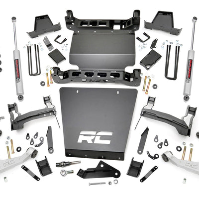 7 Inch Stamped Steel LCA Lift Kit | Forged UCA | Bracket | N3 Struts | Chevy/GMC 1500 (16-18)