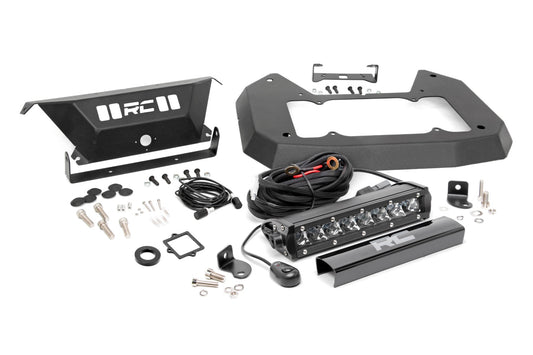 Spare Tire Carrier Delete | 8 Inch Chrome LED | Jeep Wrangler JL (18-24)/Wrangler Unlimited (18-24)