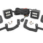 LED Light Kit | Ditch Mount | 2" Black Pair | Spot | Chevy Silverado 1500 (19-24)