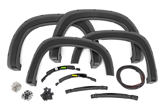 Pocket Fender Flares | G9K Satin Steel | Chevy Silverado 1500 2WD/4WD (22-24)