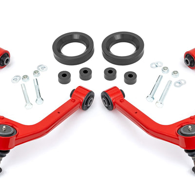 1.75 Inch Leveling Kit | Forged Red UCA | AT4 | GMC Sierra 1500 4WD (19-24)