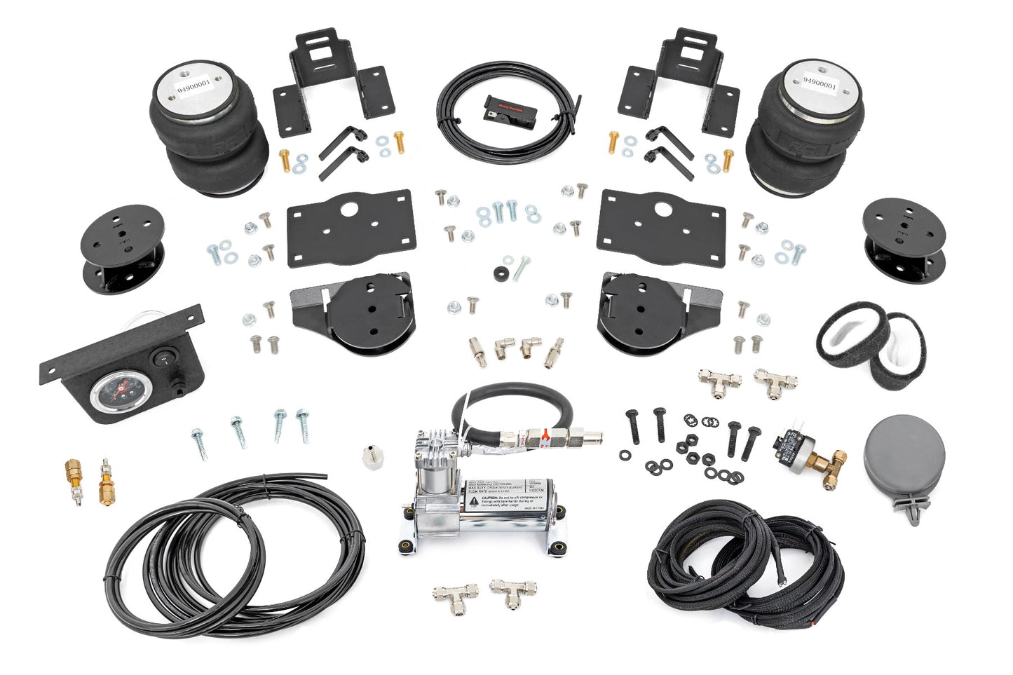 Air Spring Kit w/compressor | 4 Inch Lift Kit | Ram 1500 4WD (2019-2024)