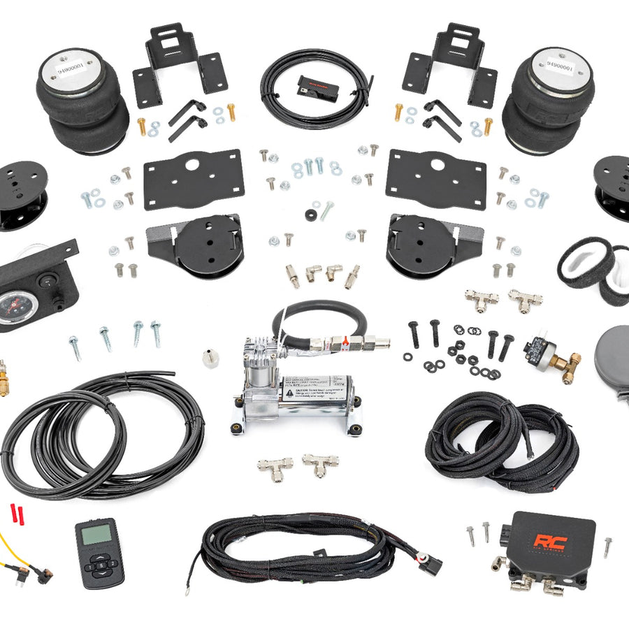 Air Spring Kit w/compressor | Wireless Controller | 4 Inch Lift Kit | Ram 1500 (19-24)