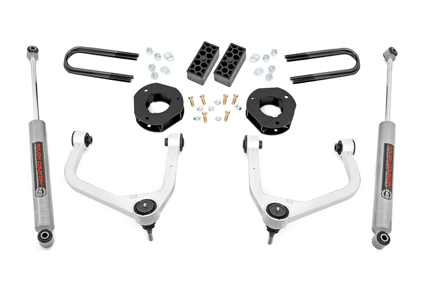 3.5 Inch Lift Kit | Rear Mono Leaf | Chevy Silverado 1500 2WD/4WD (2022-2024)