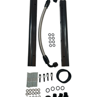 Black Aluminum Chevy LS Hi-Ram Intake Manifold Rectangle Port