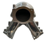 Polished Aluminum Chevy LS Hi-Ram Intake Manifold Rectangle Port, Hi Ram