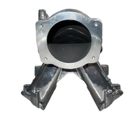 Polished Aluminum Chevy LS Hi-Ram Intake Manifold Rectangle Port, Hi Ram