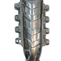 Polished Aluminum Chevy LS Hi-Ram Intake Manifold Rectangle Port, Hi Ram