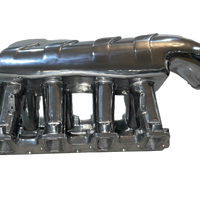 Polished Aluminum Chevy LS Hi-Ram Intake Manifold Rectangle Port, Hi Ram