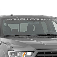 Rough Country Decal | 3 Inch x 49 Inch | Curved | Silver