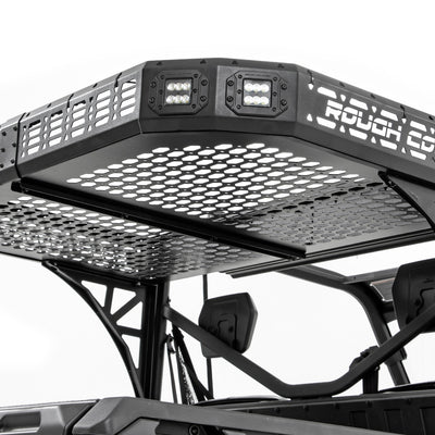 Cargo Rack | Dual 2" Black LED Pairs | Flush Mount | Can-Am Defender HD 5/HD 8/HD 9/HD 10