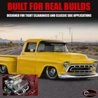 Ceramic Coated Block Hugger Headers for Small Block Chevy SBC 265–400 Gen 1 V8