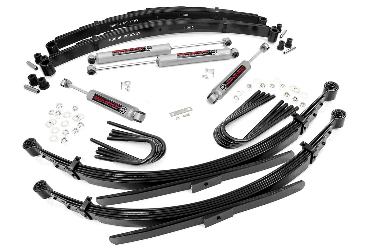 2 Inch Lift Kit | 52 Inch RR Springs | GMC Half-Ton Suburban/Jimmy 4WD (88-91)