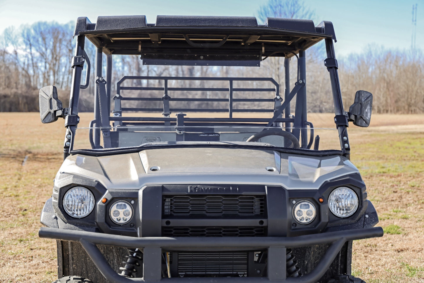 Full Windshield | Scratch Resistant | Kawasaki Mule