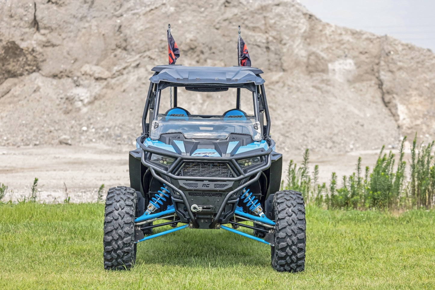 Tubular Bumper | Front | Black Series LED | 6" Light | Slim Line | Polaris RZR XP 1000