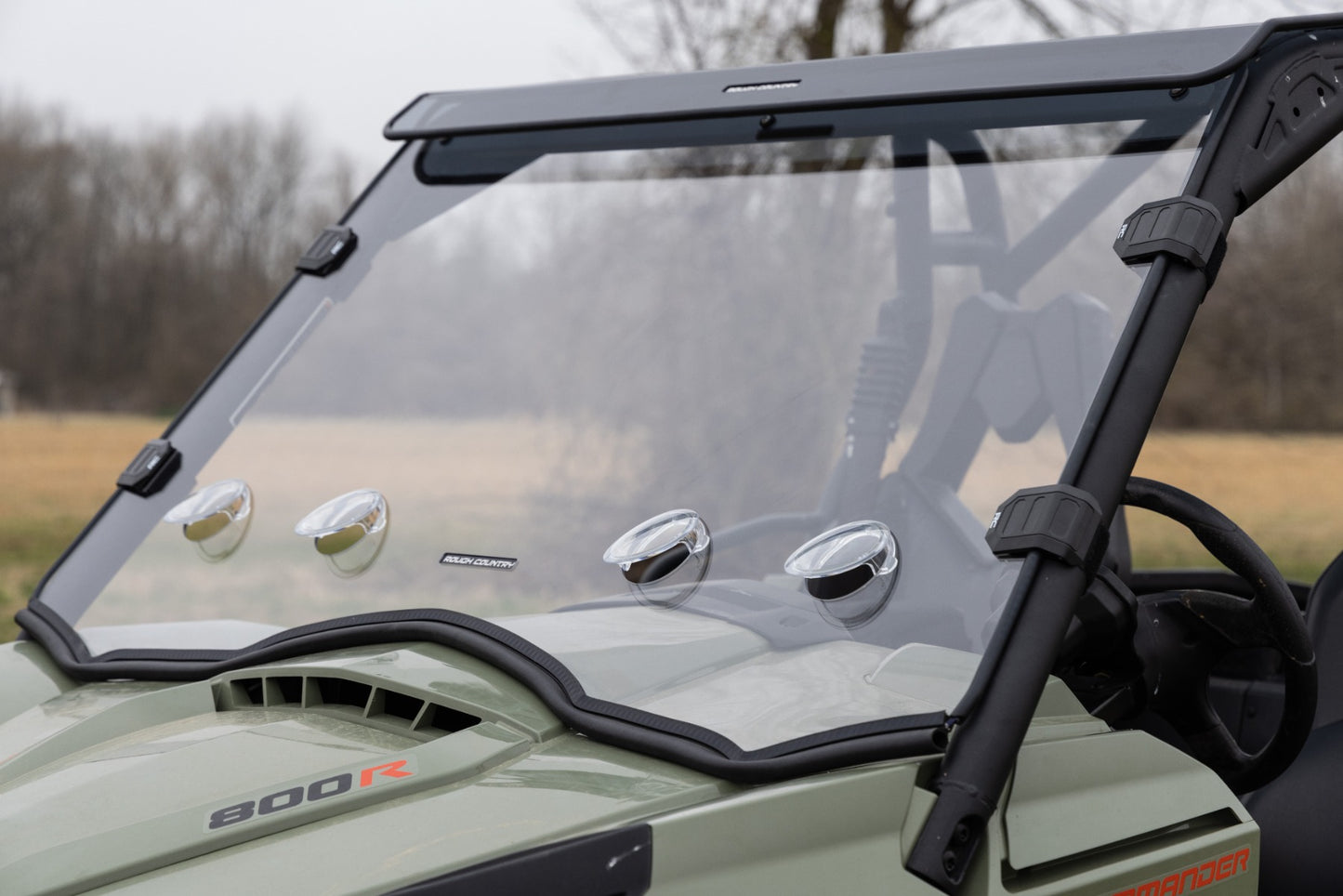 Vented Full Windshield | Scratch Resistant | Can-Am Commander 1000