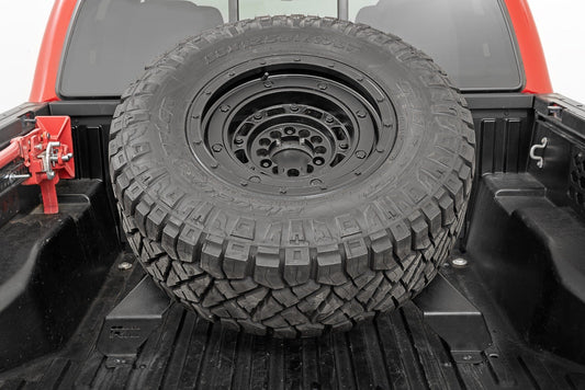 Bed Mount Spare Tire Carrier | Universal (5x5.5 6x5.5 6x135 & 5x5.0 Bolt Patterns)