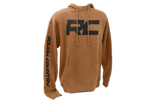 Rough Country Hoodie | RC Topographical Sleeve | Saddle | MD