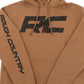 Rough Country Hoodie | RC Topographical Sleeve | Saddle | SM