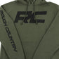 Rough Country Hoodie | RC Topographical Sleeve | Army Green | 2XL