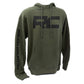 Rough Country Hoodie | RC Topographical Sleeve | Army Green | SM